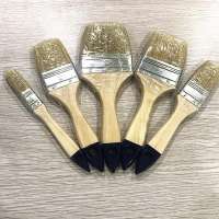 Bristle and Synthetic Fiber Wall Paint Brush with Wooden Handle